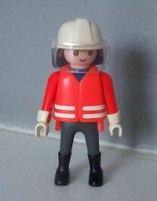 PLAYMOBIL (G2206) FIREFIGHTERS - firefighter in intervention gear 3880 3881