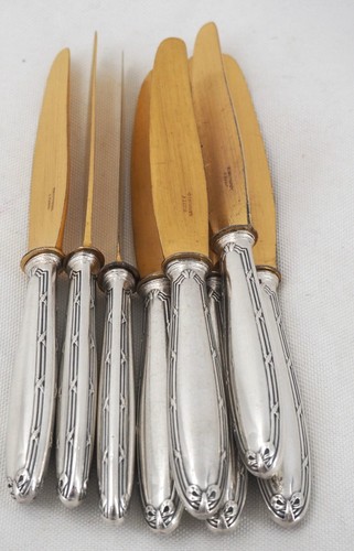 Christofle rubans couteaux - christofle, rubans,