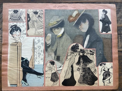 Curiosa planche découpis - nu,