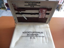 SPLENDIDE MALETTE  A DECOUPER ET CUISINE SCHAEFER LUXE ETAT NEUF SOUS BLISTER !