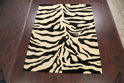 Tapis moderne ivoire noir - tapis, ivoire/noir