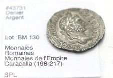 Monnaies Romaines Monnaies de l'Empire Caracalla (198-217) BM 130 SPL Coin