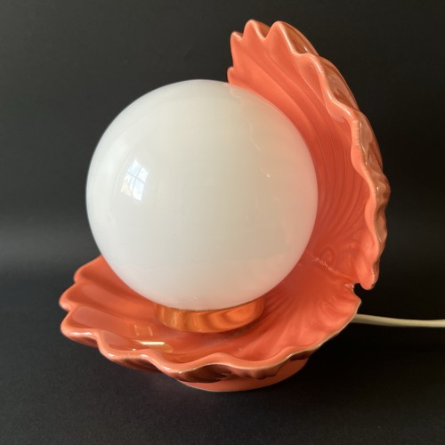 Lampe vintage coquillage - lampe,