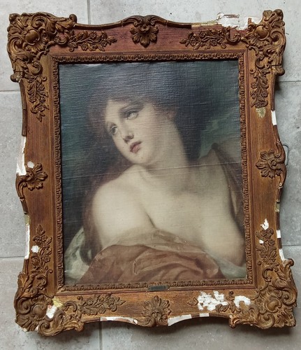 Ancienne peinture huile toile - ancienne,