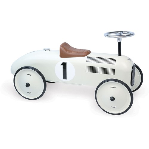Porteur voiture vintage - , blanc