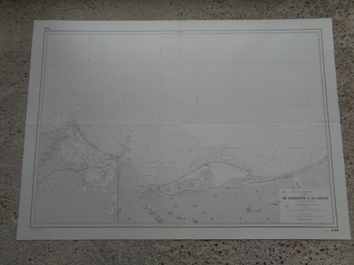 Carte marine damiette - carte,