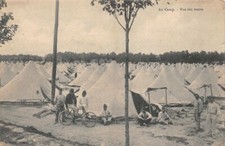AU CAMP - TENTE VIEW - 1916 Military Card