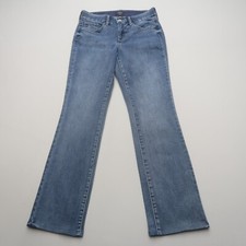 NYDJ Not Your Daughters Jeans Bootcut Size XS Elastic Waist Mid Rise 30.5"L