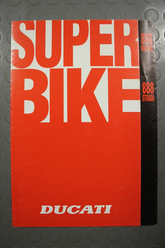 Publicité brochure ducati 888 - ducati,