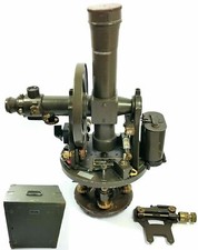  MILITARY THEODOLITE ML-474/GM + CASE US ARMY SIGNAL CORPS DAVID WHITE TEODOLITE