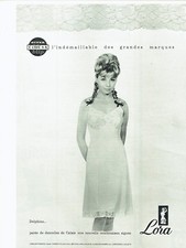 Advertising 108 1963 Lingerie Dress Bottom Delphine Lora Lace