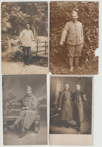 Lot carte photo poilus - lot,