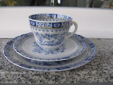  TASSE SOUCOUPE DESSERT Porcelaine BAVARIA Décor JAPONISANT BLEU 