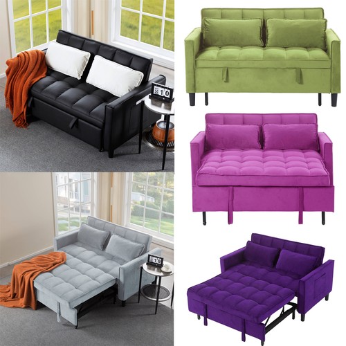 Pull out sleeper sofa bed - sofa, twin