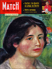 Paris Match n° 518 - Alain Delon au Gala de l’Union des Artistes (14 mars 1959)