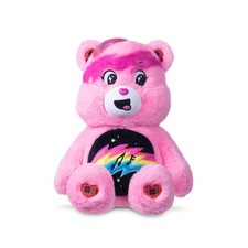 Basic Fun Care Bears 22cm Rock Theme Plush – Cheer Bear Eco-Friendly Soft Toy wi