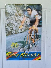 EDDY MERCKX 1982 S.A. Cycles POSTER 28x 18" Bicycle Racing Belgium 