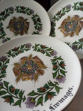 6 Assiettes faiencerie Gien