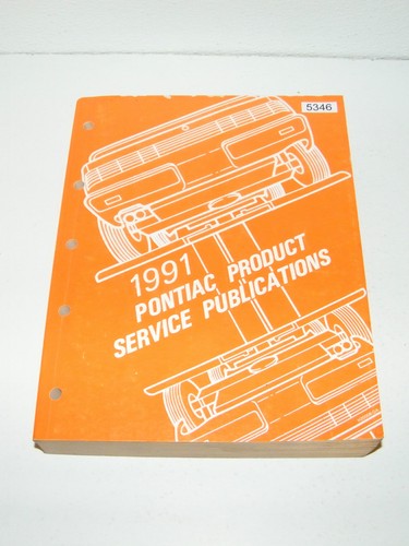 1991 pontiac service - 1991,