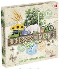 Lansay - RICHESSES DU MONDE - Edition Green - Jeu de Société Éco-Responsable -