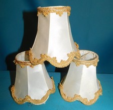 3 x ANCIEN ABAT JOUR DE LAMPE