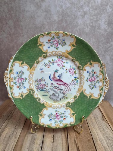 Plat gâteau mintons - mintons, green