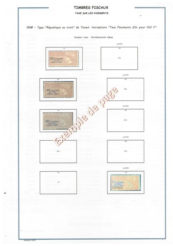 France timbres fiscaux taxe - timbres,