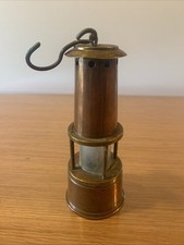 Ancienne Lampe De Mineur En