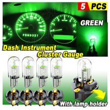 5x GREEN T10 194 LED Bulbs for Instrument Panel Gauge Cluster Dash Light