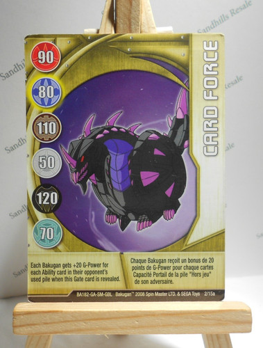 Bakugan card - bakugan, force