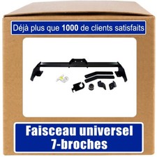 Pour Opel Vivaro Furgon/Minibus de 14 Attelage fixe+faisc. 7b uni. Compl.