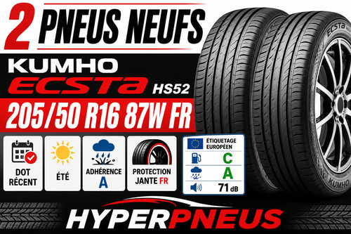 Pneus kumho ecsta hs52 - pneus,