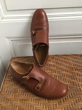 CHAUSSURES FEMME TOUT CUIR,  BOUCLES SUR LE COTÉ,  POINTURE 38