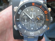 MIDO CHRONOGRAPH AUTOMATIC DATE IN ORIGINAL BOX AND CARD RUNNING