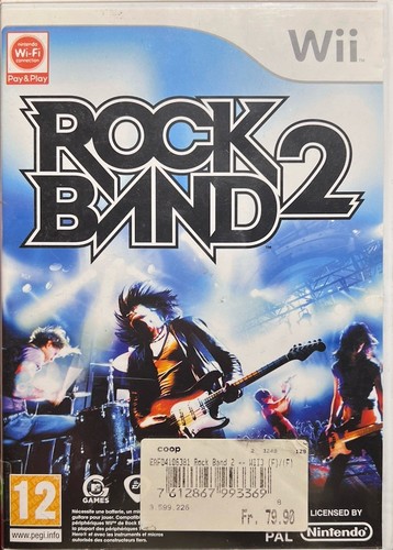 Jeu wii rock band - band, 2"