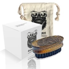 Brosse à barbe en poils de sanglier antistatique en bois de santal