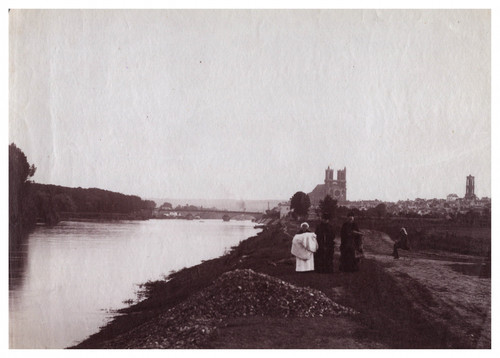 France mantes vue sur la - mantes,,