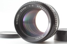 [MINT w/Caps] Nikon Ai-s Ais Nikkor 85mm f/2 MF Portrait Lens F Mount From JAPAN