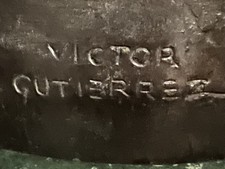 VICTOR GUTIERREZ,  Bronze Sculpture, Signed and Numbered 