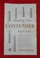 Making your Contender Perform ! THOMPSON Center Arms - Rochester, New Hampshire