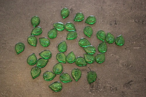 Lot pampilles feuilles - 35,