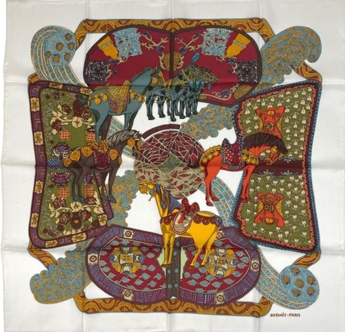 écharpe hermes carre art - 90,