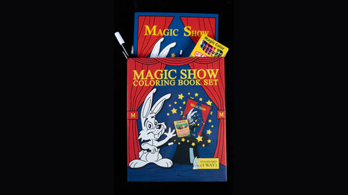 Magic show coloring book - show,