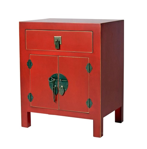 Chine table nuit rouge - table, de