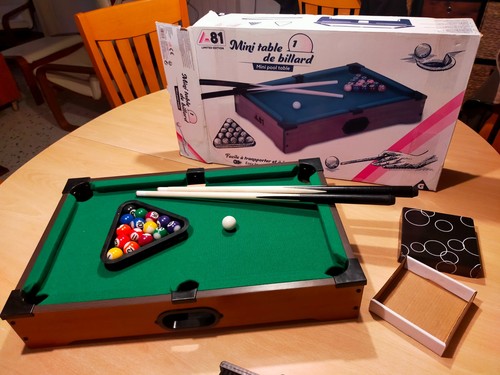 Mini table billard - 13, billes