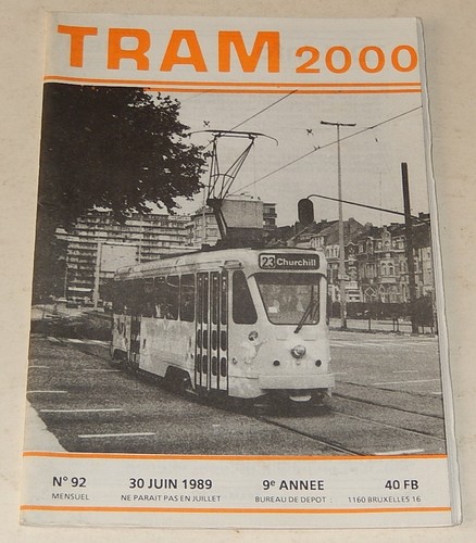Tram 2000 juin 1989 - n°92,