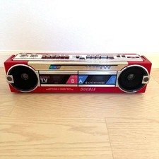 SONY CFS-W80 Am/Fm Radio Cassette Lecteur Double Pont Usé avec Boîte Lecture B