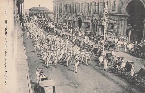 Colombo défilé des troupes - -,