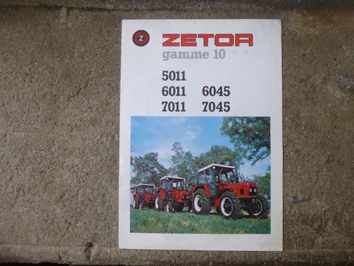 Prospectus tracteurs zetor - prospectus,