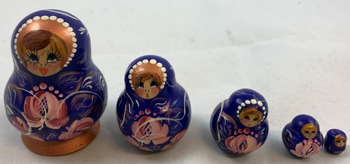 Lot matriochka pièces bois - lot, 5